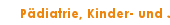 Pädiatrie, Kinder- und Jugendtherapie